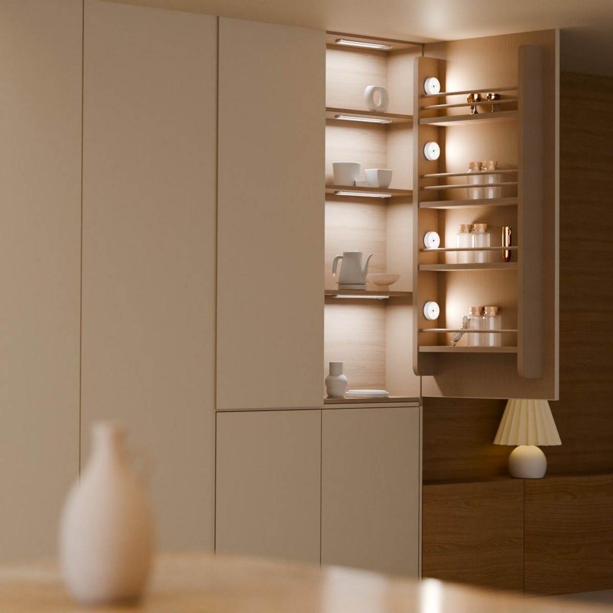 Oplaadbare LED-spots met bewegingssensor dimfunctie magnetische bevestiging draadloos op batterij verlichting | Sulvida