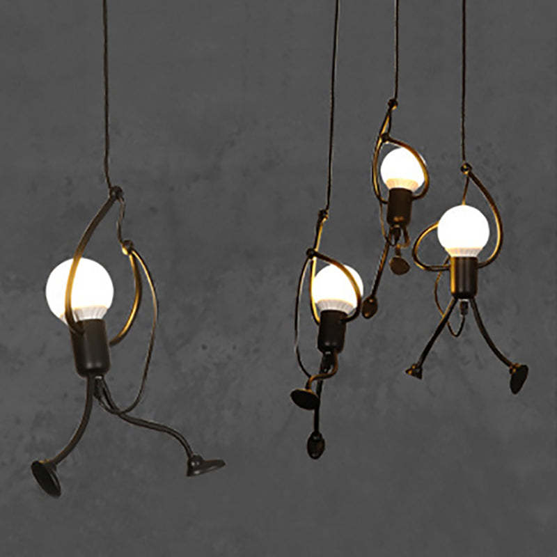 Hanglamp Figuur Metaal Zwart Wit LED E27 Woonkamer Eetkamer Slaapkamer Modern Design Plafondverlichting | Sulvida