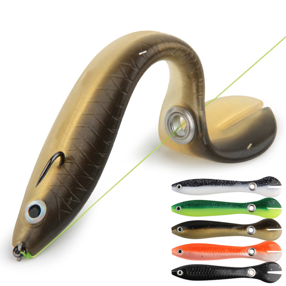 Flexibele kunstaas vislokaas set realistisch 5 stuks kunstmatige softbait hengelsport zoet zout water | Sulvida
