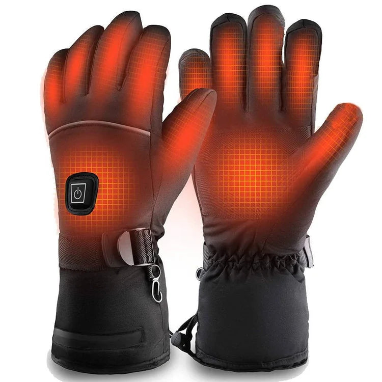 Verwarmde Winterhandschoenen Oplaadbaar met 3 Warmtestanden Thermische Handschoenen voor Heren Outdoor Wandelen | Sulvida