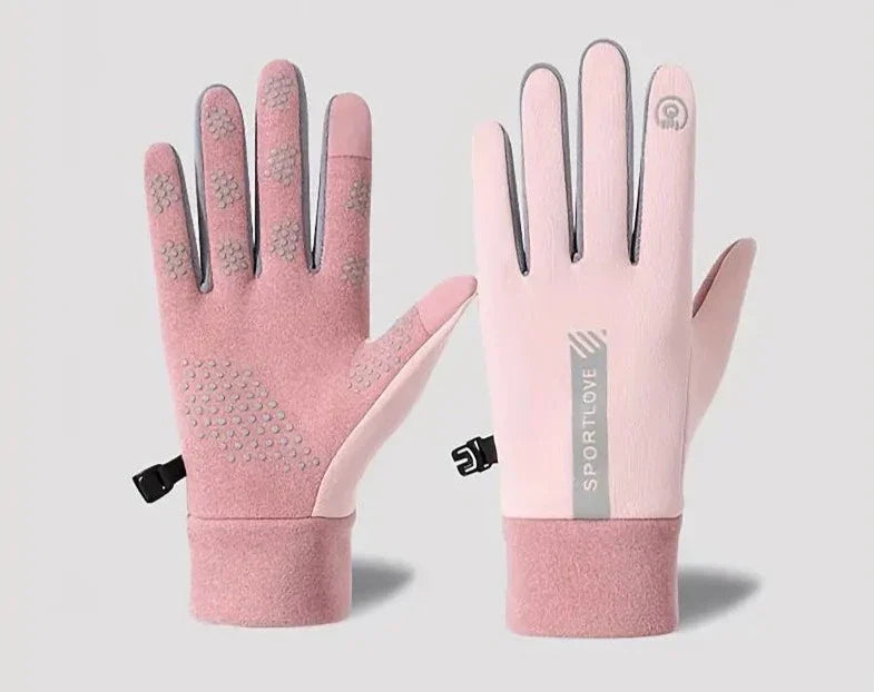 Gants d’hiver avec grip en micro-silicone et doigts compatibles avec les écrans tactiles, pour conduire en toute sécurité et pratiquer des activités en plein air | Sulvida