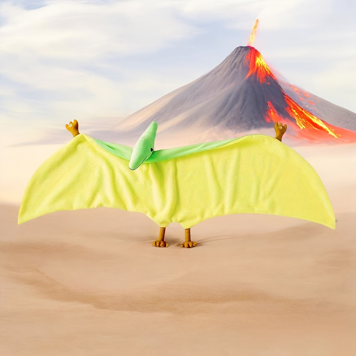 Dinosaurus Vleugels Cape voor Kinderen – Zachte Pterosaurus Speelgoed Verkleedvleugels Prehistorisch Kostuum | Sulvida