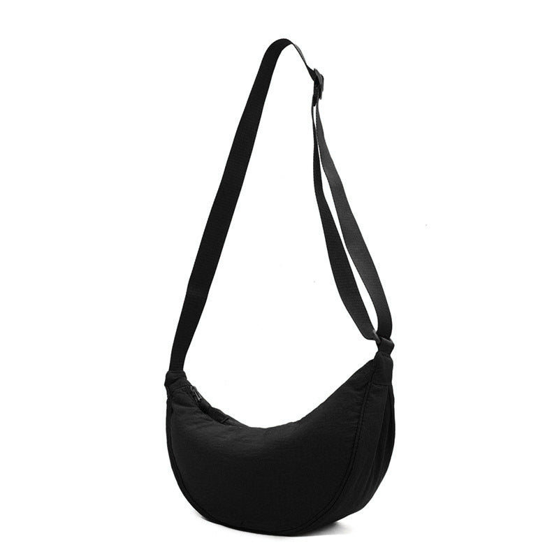 Halvemaanvormige Schoudertas Kunstleer Chic Design Dames Handtas Elegante Everyday Bag Vintage Stijl Mode | Sulvida