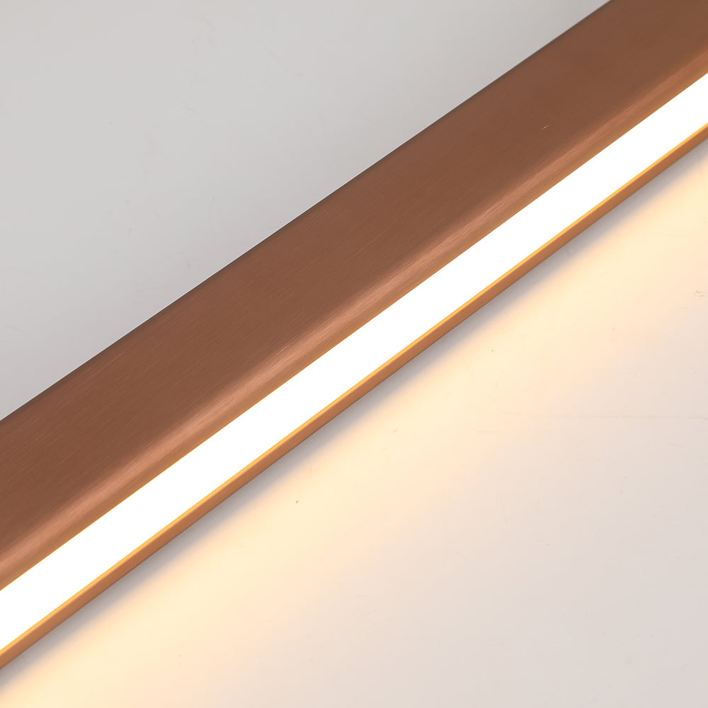 Moderne LED Hanglamp Lineair Design Zwart Bruin Dimbaar Eettafel Woonkamer Metaal Acryl 80-150cm Eetkamer | Sulvida