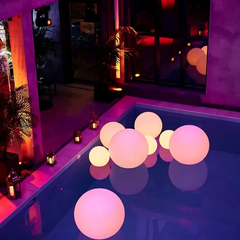 LED Bolvormige Sfeerverlichting Tuin Interieur RGB Kleuren Zonne-energie Draadloos Buitenlamp Decoratie | Sulvida