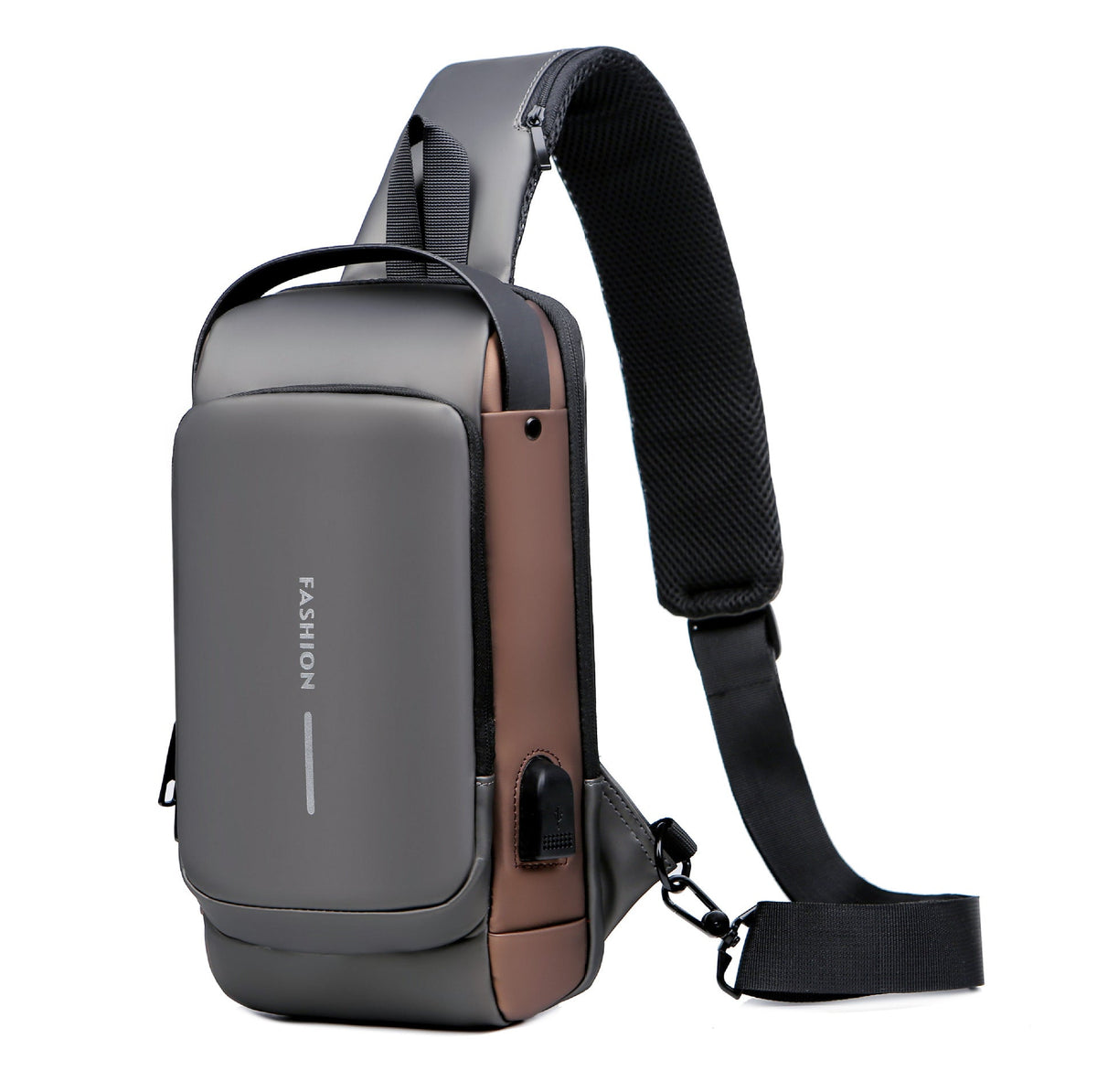 Crossbody Rugtas met Cijferslot Zwart Blauw Grijs Lichtbruin Diefstalbeveiliging Compacte Schoudertas | Sulvida