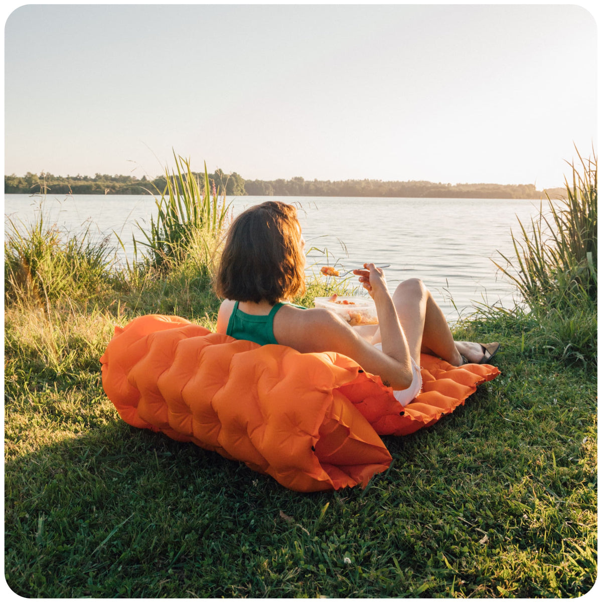 Zelfopblazende Slaapmat TPU Nylon 190×58×5cm Kamperen Outdoor Lichtgewicht Compacte Luchtmatras Isolerend | Sulvida