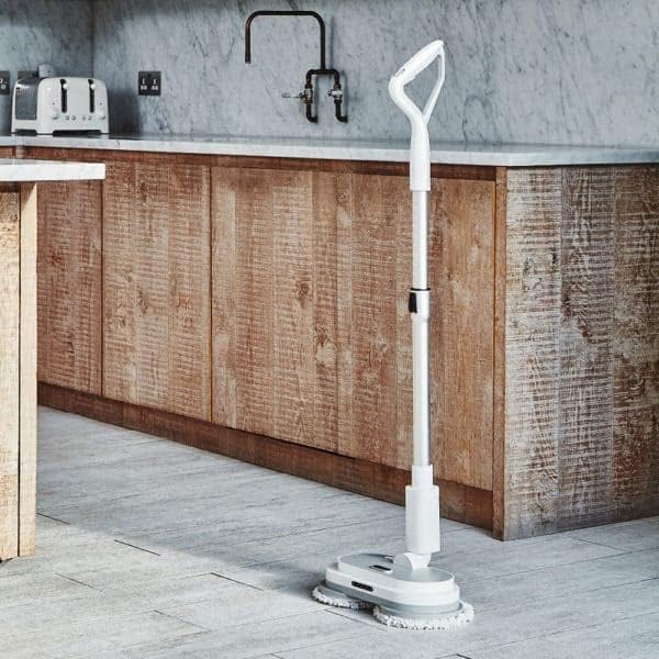 Draadloze Spraydweil met Ingebouwde Watertank & Microvezeldoeken voor Laminaat Tegel Parket Hout Vloeren | Sulvida