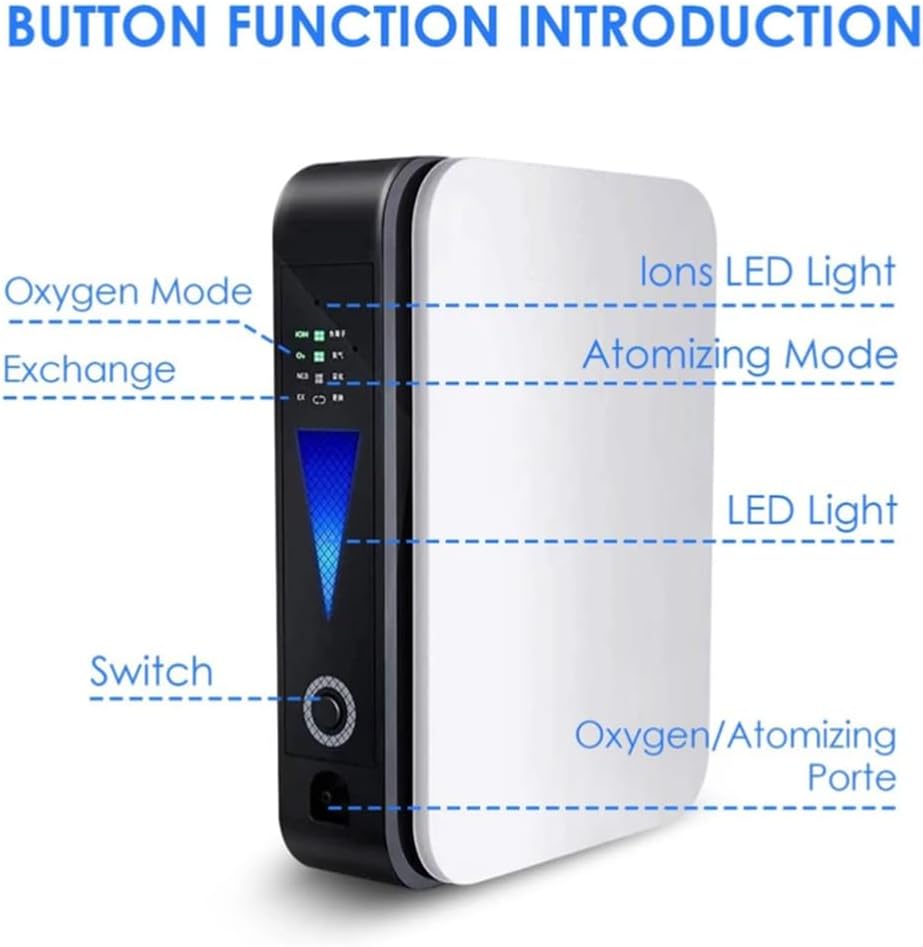 Concentrateur d’oxygène portable avec débit réglable et fonctionnement silencieux, pour la maison, les déplacements et les voyages | Sulvida
