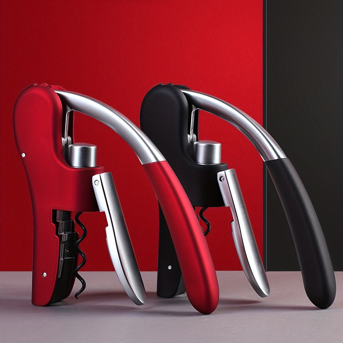 Hefboom Kurkentrekker met Ergonomisch Handvat – Moeiteloos Wijnflessen Openen voor Thuis Bar Restaurant | Sulvida