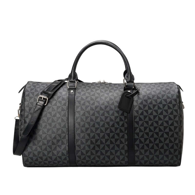 Reistas Leer Heren Weekendtas Handbagage Vintage met Schouderriem Bruin Beige Zwart Sporttas Reisbagage | Sulvida