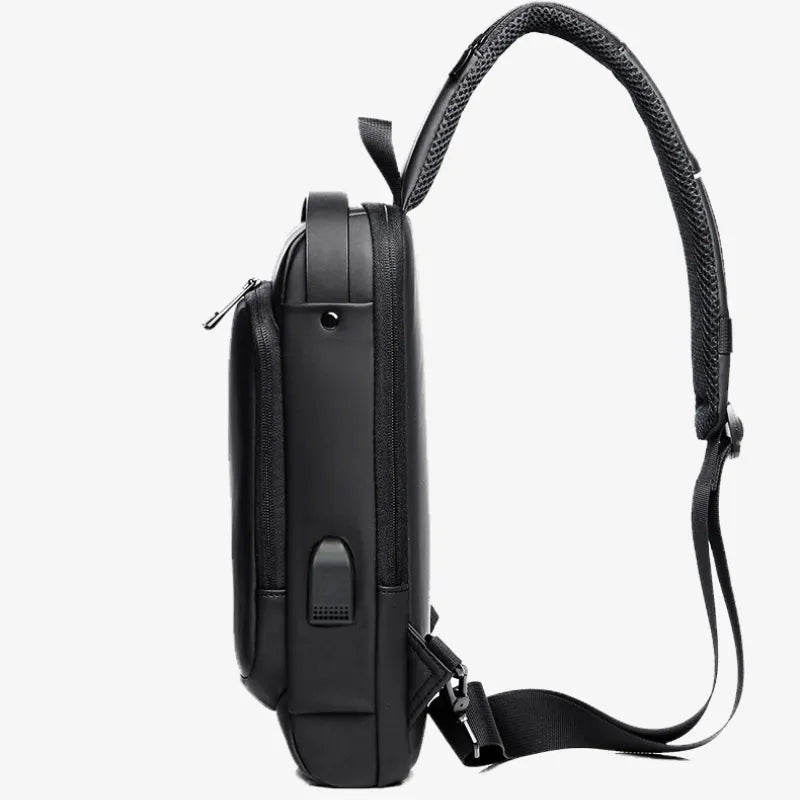 Crossbody Rugtas met Cijferslot Zwart Blauw Grijs Lichtbruin Diefstalbeveiliging Compacte Schoudertas | Sulvida