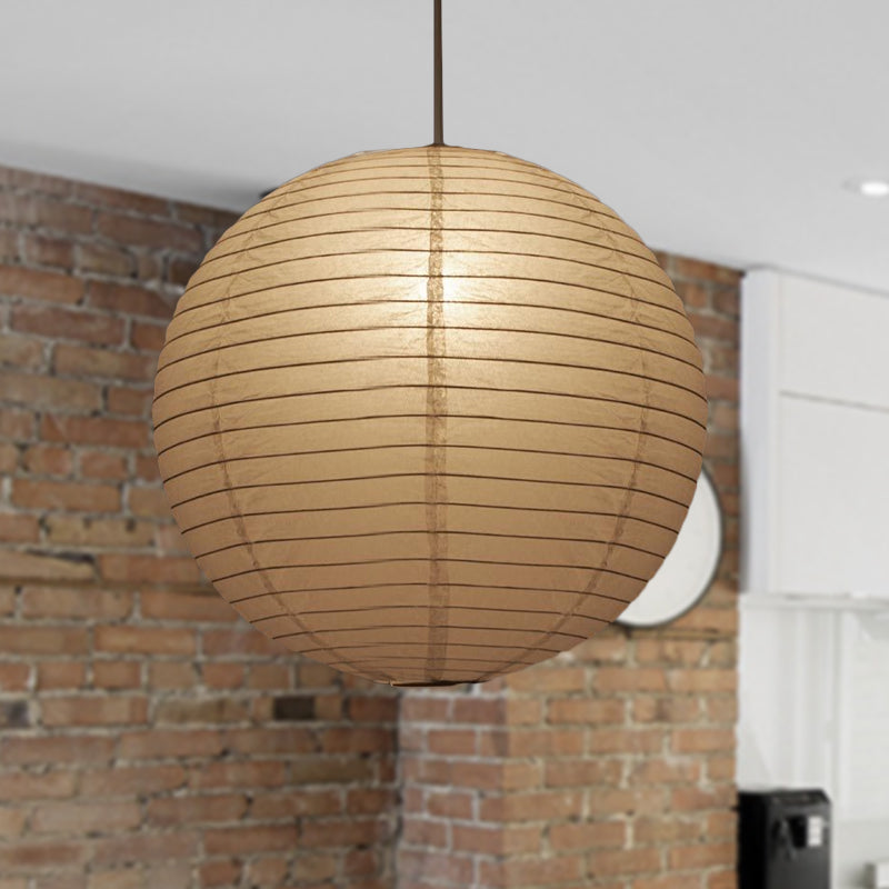 Papieren Hanglamp Wit Lantaarn Ø29-41-57cm Scandinavisch Design E27 Pendellamp Eetkamer Slaapkamer Woonkamer | Sulvida