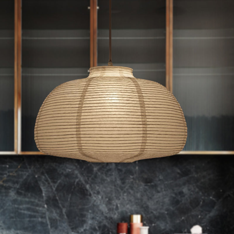 Papieren Hanglamp Wit Lantaarn Ø29-41-57cm Scandinavisch Design E27 Pendellamp Eetkamer Slaapkamer Woonkamer | Sulvida
