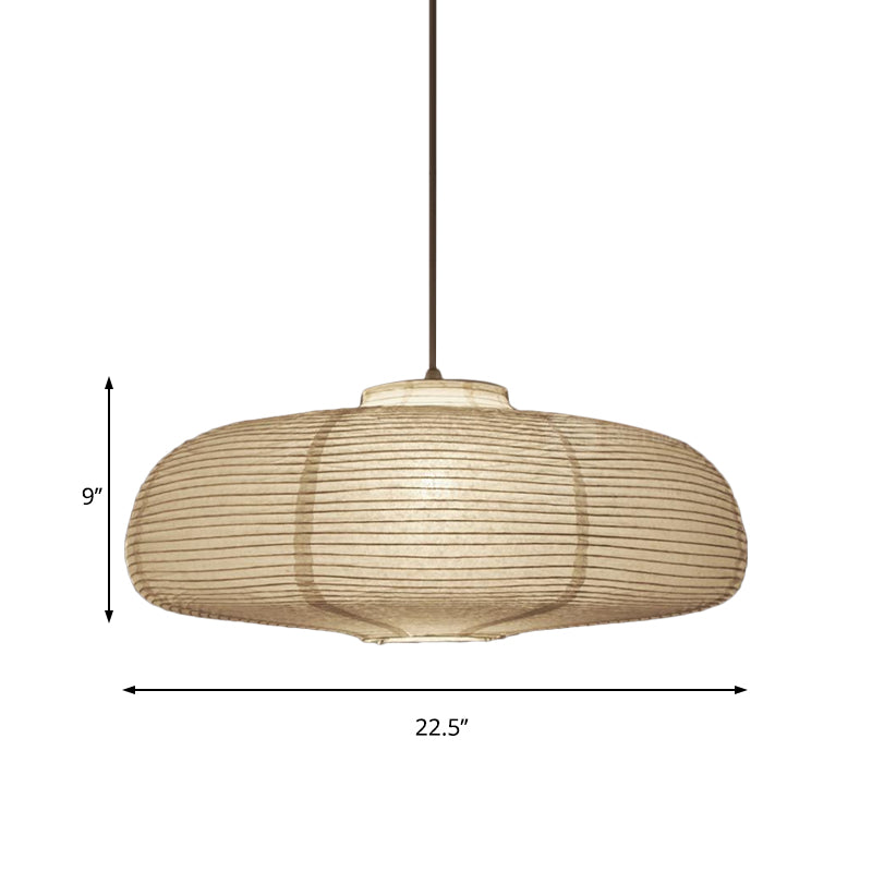 Papieren Hanglamp Wit Lantaarn Ø29-41-57cm Scandinavisch Design E27 Pendellamp Eetkamer Slaapkamer Woonkamer | Sulvida