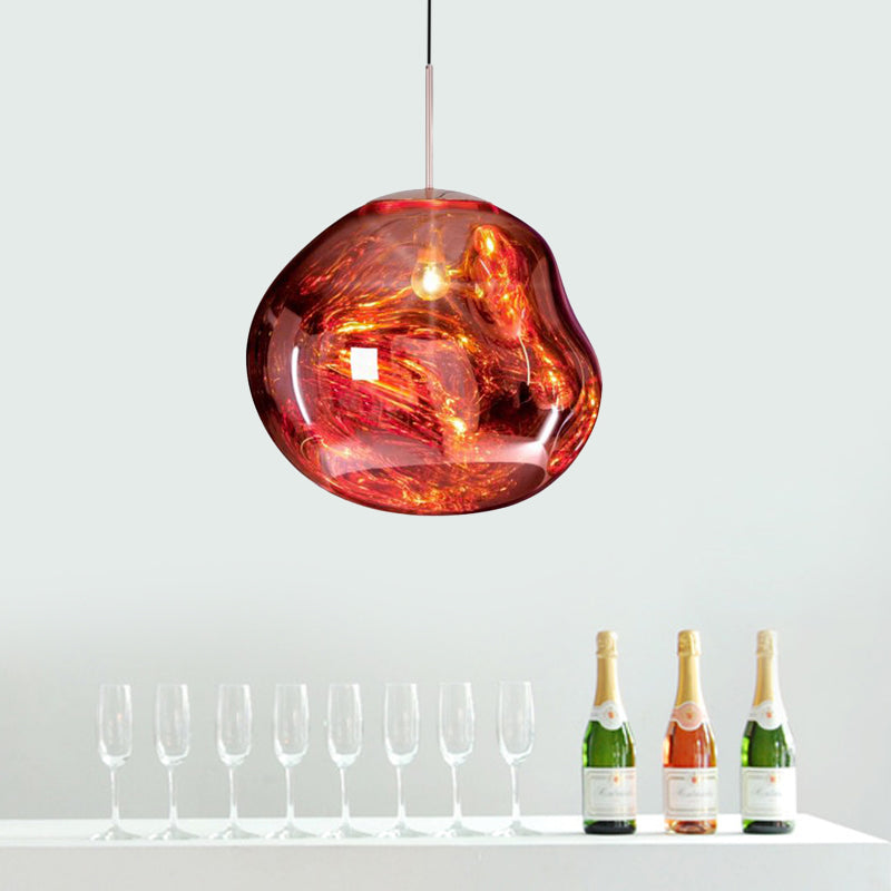 Glazen Hanglamp Metaal Eetkamer Verlichting Modern Design Woonkamer Plafondlamp Drie Kleuren Dimbaar Sfeerverlichting | Sulvida