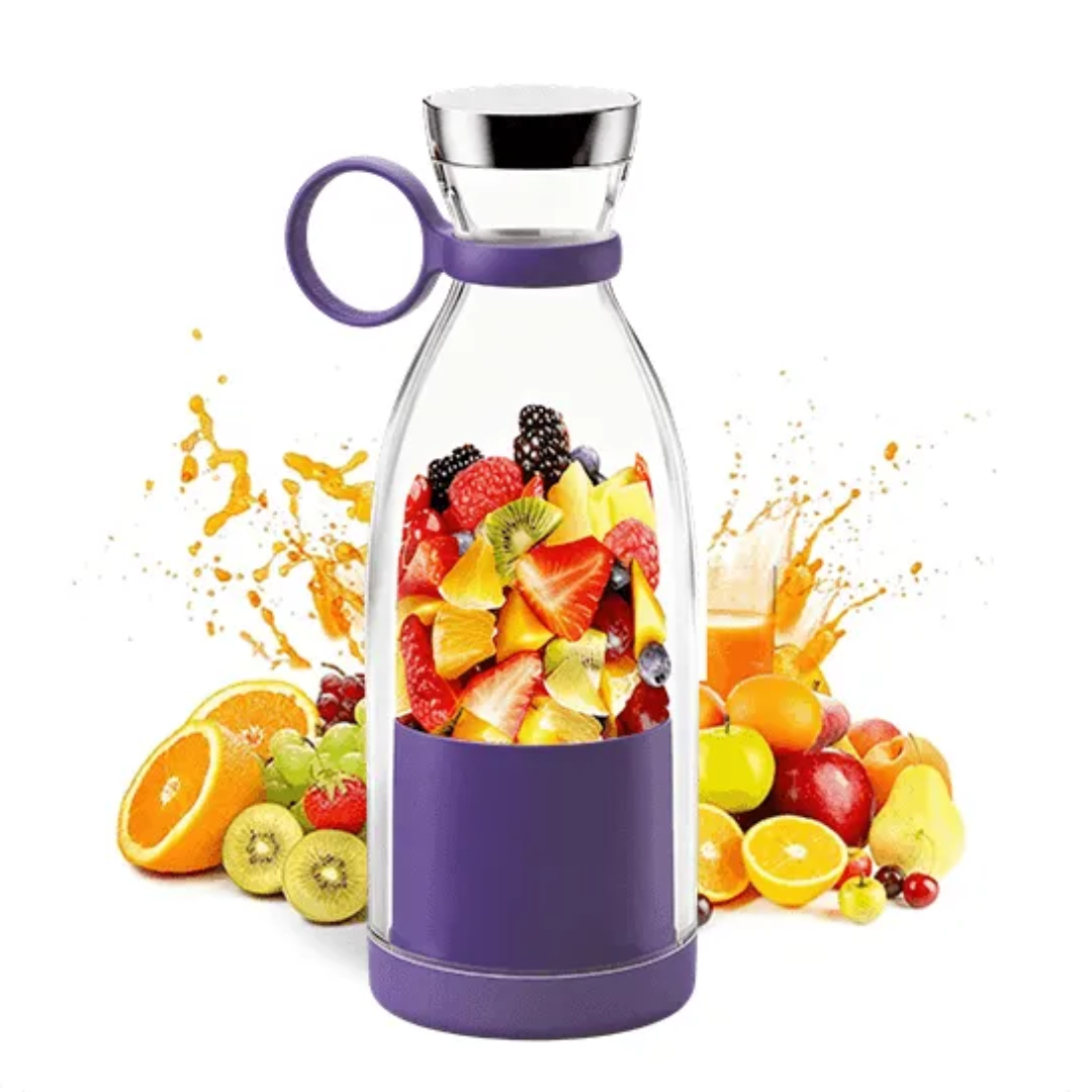 Draagbare smoothie blender oplaadbaar met drinkfles fruit mixer reis keuken shake sportdrank USB power | Sulvida