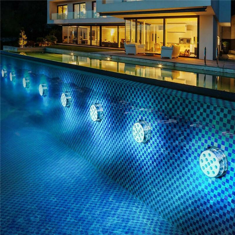 Onderwaterverlichting LED met Afstandsbediening 13 Kleuren Waterdicht Magnetisch voor Zwembad Vijver en Fontein | Sulvida