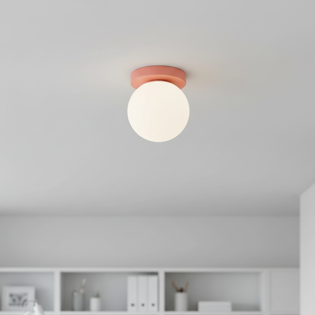 Wandlamp Plafondlamp Glazen Bol Gekleurde Schijf Hal Slaapkamer Leeshoek Moderne Sfeervolle Decoratieve Verlichting | Sulvida