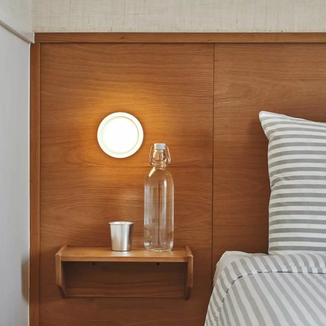 Scandinavische wandverlichting glazen bol woonkamer slaapkamer hal modern warm licht wandlamp design | Sulvida