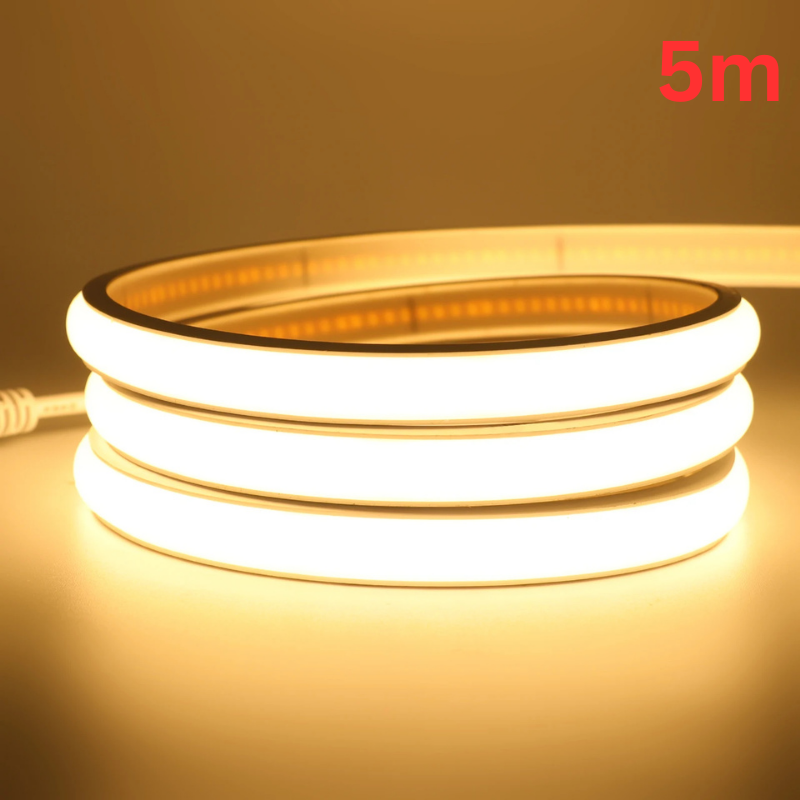 LED Neon Strip 1m Warm Wit 2W Flexibele Neonstriplamp Binnenshuis Decoratieve Sfeerverlichting Interieur | Sulvida