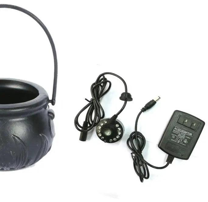 Heksenpot Nevelmachine met LED Verlichting Waterfontein Halloween Decoratie Feest Sfeerverlichting Mystiek | Sulvida
