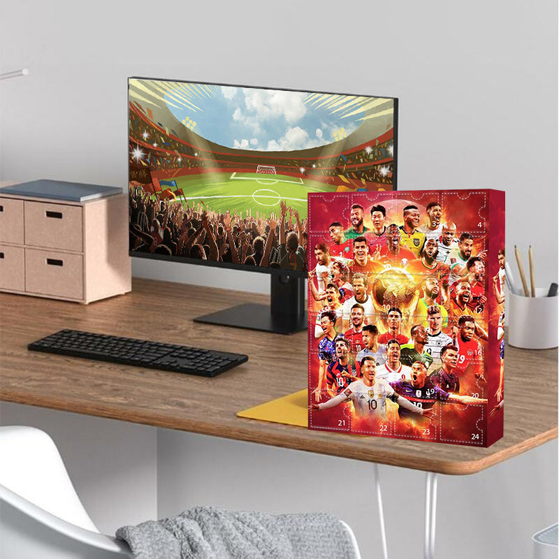 Voetbal Adventskalender met 24 Verrassingen voor Fans Countdown December Feestdagen Sport Speelgoed Cadeau | Sulvida