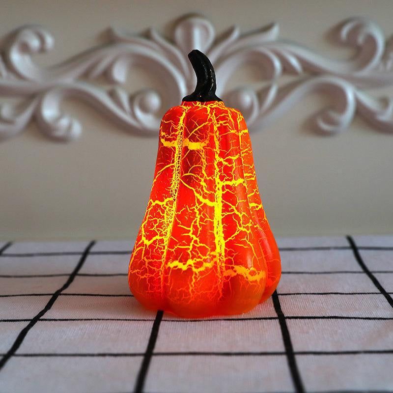 Halloween Pompoenlamp LED met Spookachtige Gloed voor Binnen & Buiten Sfeervolle Griezelige Decoratie | Sulvida