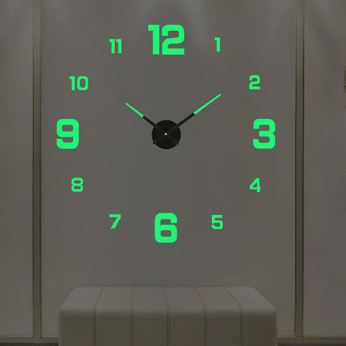 Ronde Wandklok Decoratief 30cm Zwart Cijfers Stille Uurwerk Metalen Wijzerplaat Modern Interieur Wanddecoratie | Sulvida