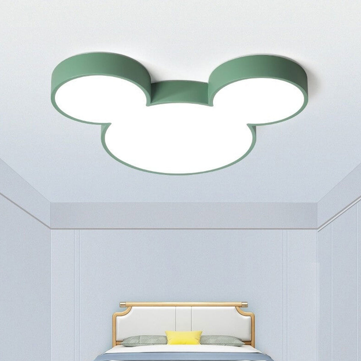 LED Plafondlamp Kinderkamer Speels Motief Rond Metaal Acryl Modern Cartoondesign Wit Blauw Groen Roze | Sulvida