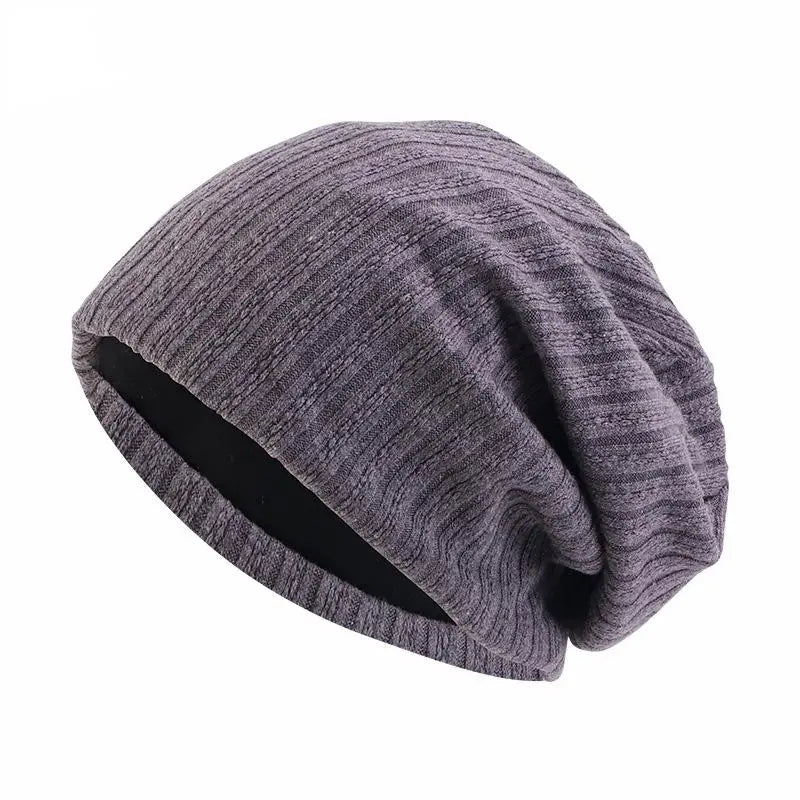 Katoenen Muts met Tarwepatroon Winter Beanie Warmte Comfort Unisex One Size Gebreide Wintermuts Stijlvol | Sulvida