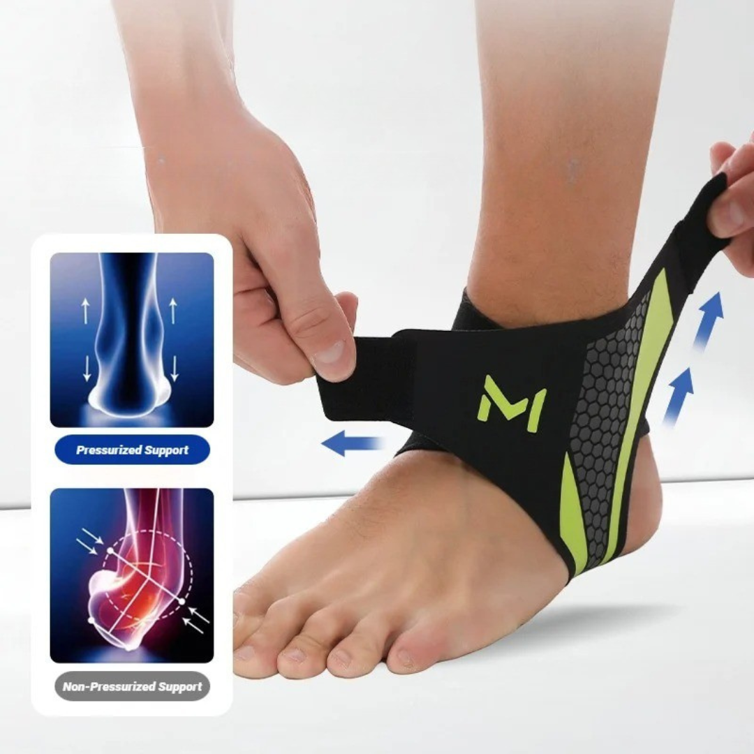 Compressie Enkelbrace Verstelbaar – Ademend Stabiliserend Steun Sleeve Voor Sport Wandelen & Herstel | Sulvida