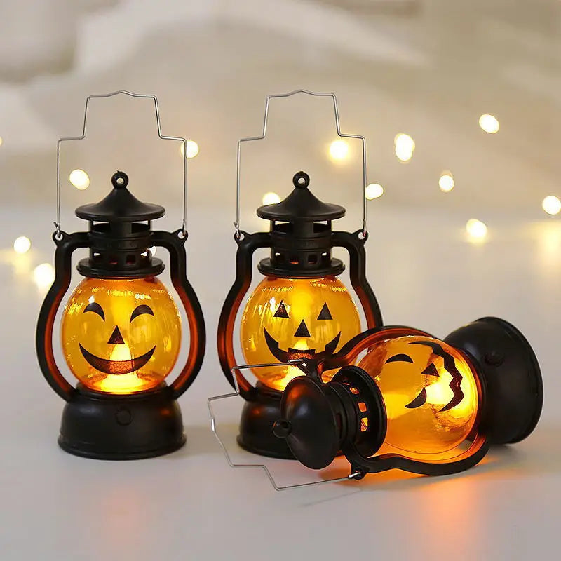 LED Spookjesboom met Pompoenen en Spinnen – Sfeerverlichting Halloween Decoratie Decoratief Nachtlampje | Sulvida