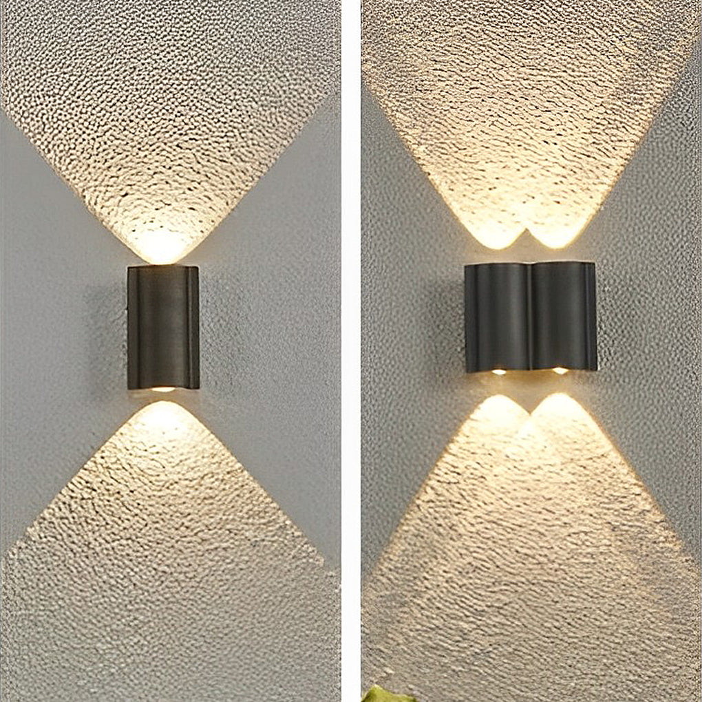 Wandspot Buitenlamp Aluminium LED Zwart Modern Design Indoor Outdoor Tuin Gevel Verlichting Wandverlichting | Sulvida