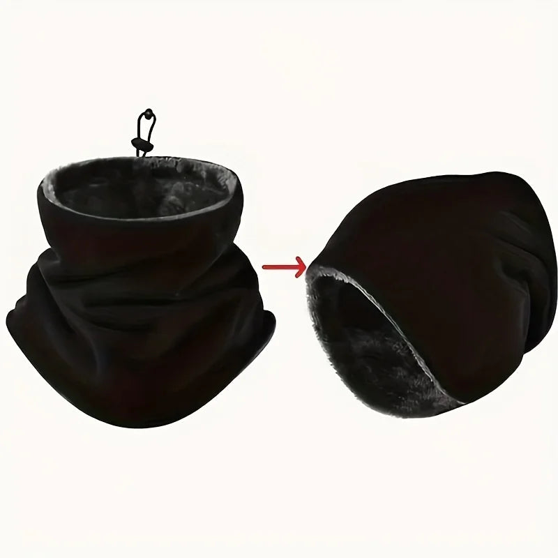 Fleece Bivakmuts Gezichtsmasker Nekwarmer Wintersport Outdoor Skiën Snowboarden Thermisch Warm Winddicht | Sulvida