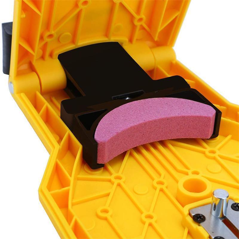 Universele Kettingzaagslijper Handgereedschap Metaal Nylon Geel Duurzaam Multifunctioneel Compact 21 cm | Sulvida