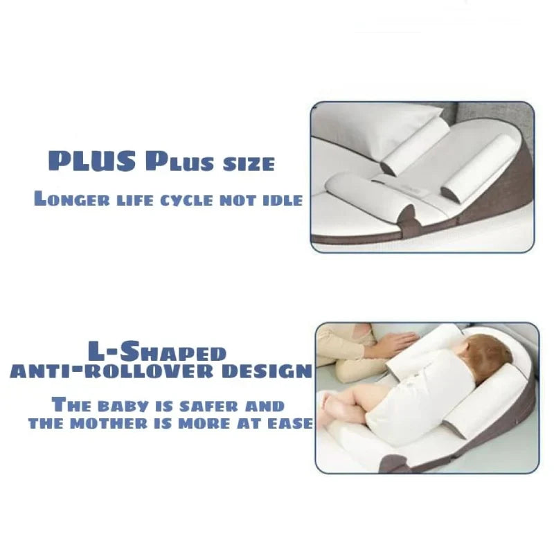 Antireflex babykussen wigvormig ter voorkoming van spugen reflux comfort nieuwgeboren slaapkussen rustgevend | Sulvida