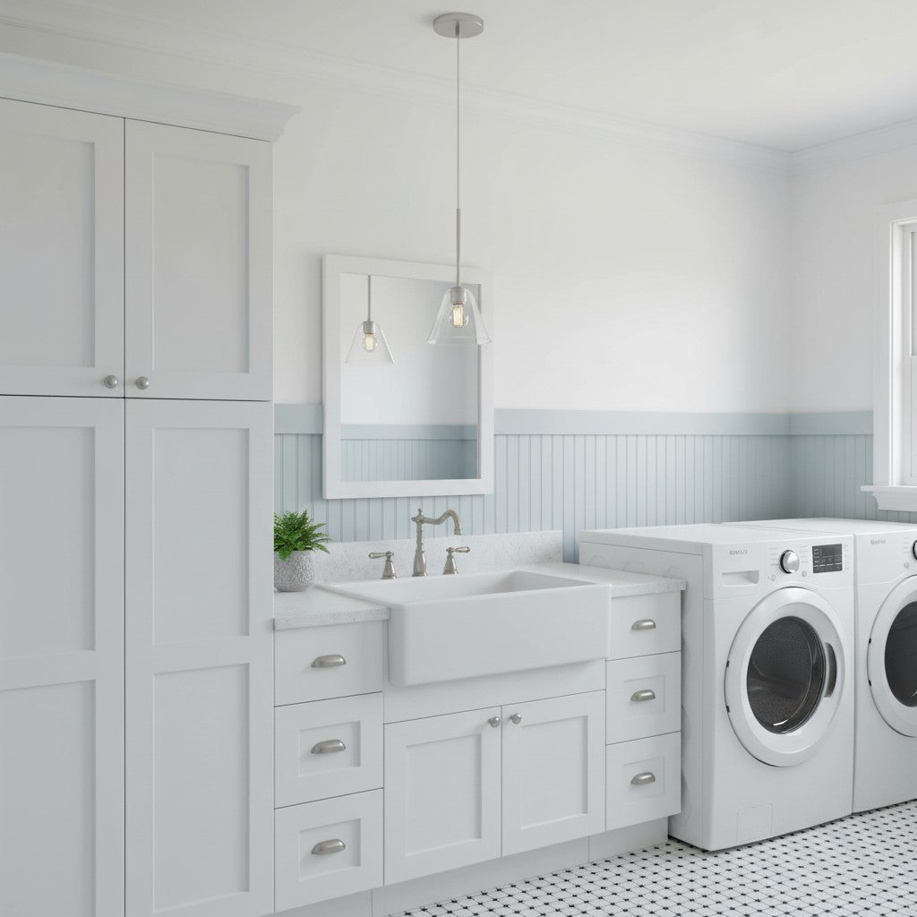 Glazen Hanglamp Kegelvorm voor Keuken Eetkamer Woonkamer Industriële Stijl Metalen Armatuur Designverlichting | Sulvida