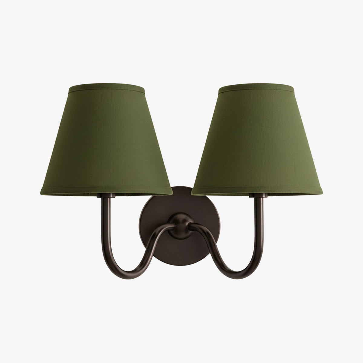 Wandlamp Linnen Kap Messing Armatuur Plissé of Glad Stof E12 Fitting Hardwired Decoratieve Verlichting | Sulvida