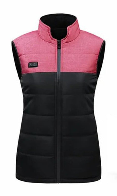 Verwarmbaar vest dames en heren nylon waterdicht verwarmend bodywarmer herfst winter unisex USB oplaadbaar | Sulvida