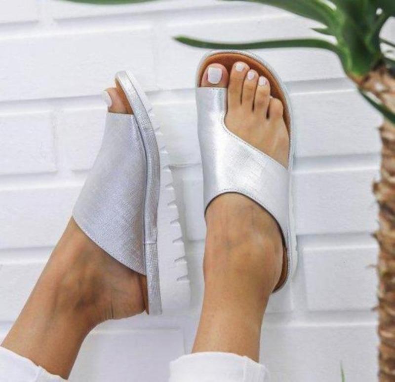 Dames Teenslippers met Orthopedische Zool – Comfortabel Schoeisel voor Hallux Valgus | Sulvida