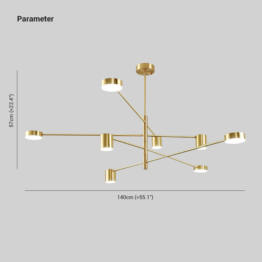 Industriële Hanglamp Metaal Zwart Goud LED Takstructuur Woonkamer Slaapkamer Modern Design Plafondlamp | Sulvida