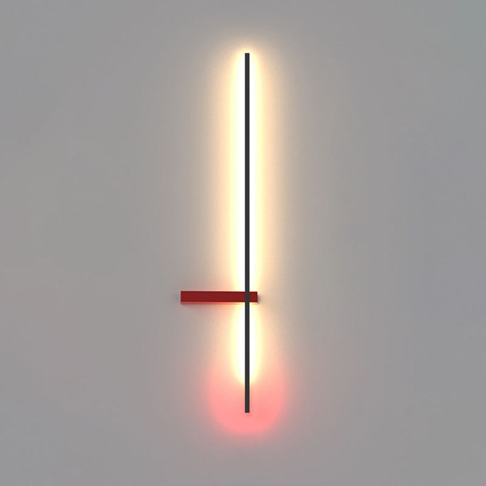 Lineaire Wandlamp Metaal Acryl Kleurrijk Modern Design Woonkamer Eetkamer Sfeervol Interieur Verlichting | Sulvida