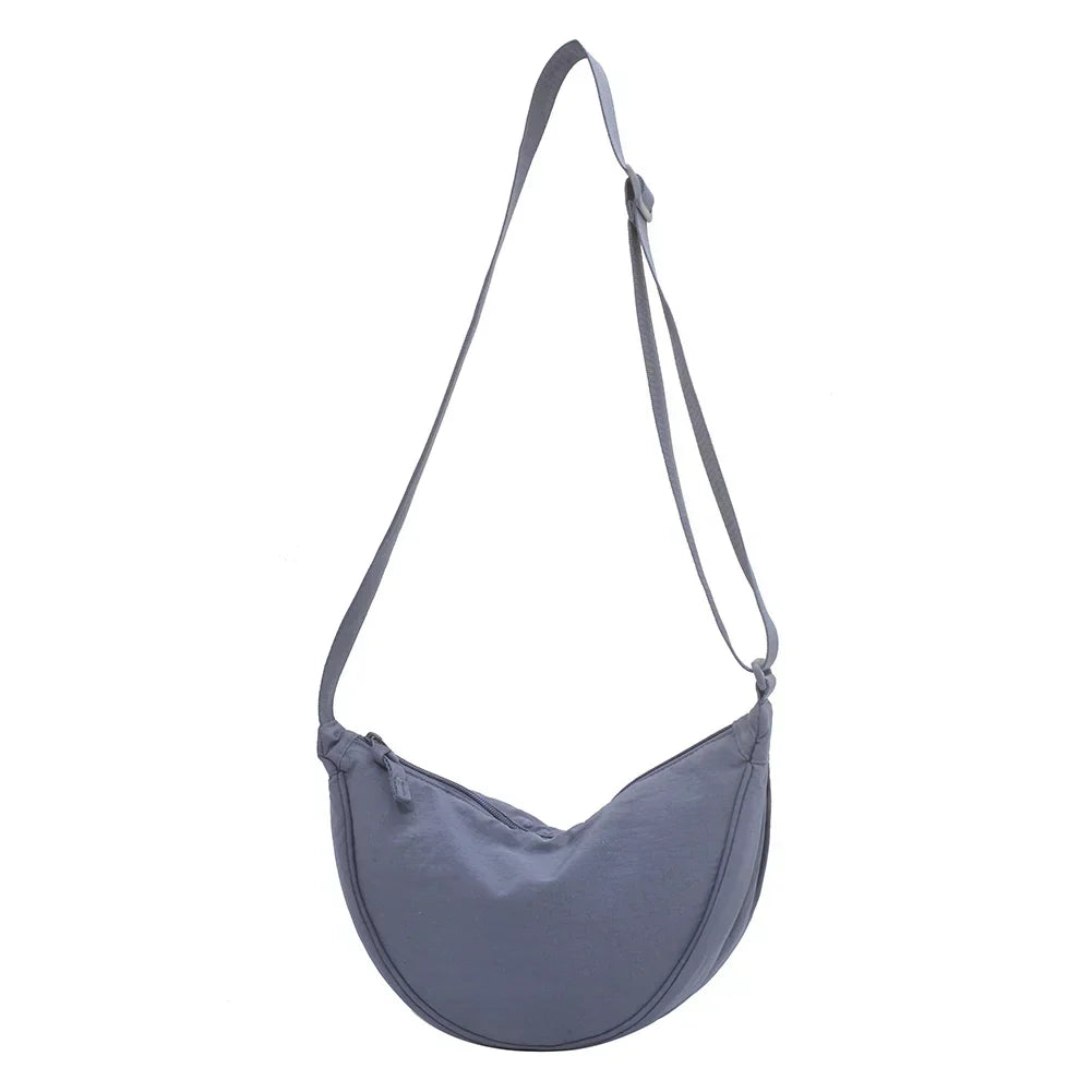 Schoudertas Knödelvorm 31×16×9cm Nylon Crossbody Damestas Lichtgewicht Trendy Stijlvolle Draagtas Compact | Sulvida