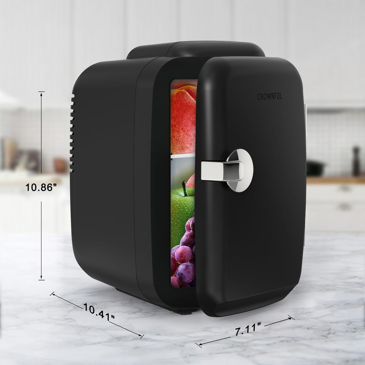 Minikoelkast 4L Koel- & Warmhoudfunctie voor Huis Auto Reis Medicatie Cosmetica Draagbaar Compact 12V 220V | Sulvida