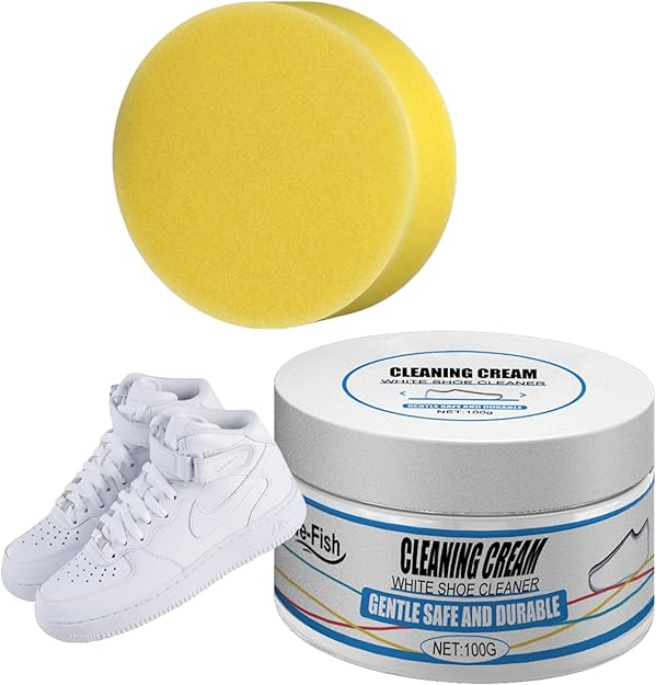 Schoenenreinigingscrème voor Leer en Textiel – Krachtige Vlekverwijderaar – Sneaker Cleaner voor Alle Schoenen | Sulvida