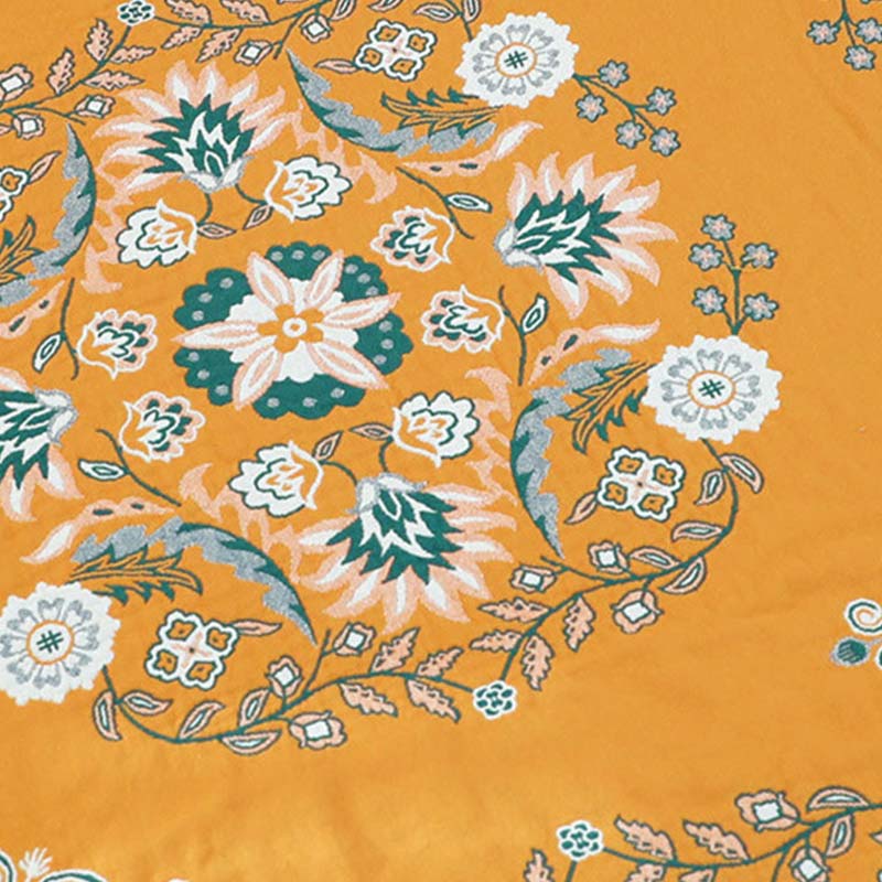 Omkeerbare Quilt met Bloemenpatroon Lichtgewicht Ademend Dekbed Dubbelzijdig Multifunctioneel 150x200 tot 230x250cm voor Alle Seizoenen | Sulvida