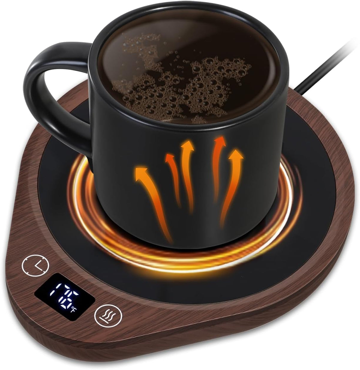 Mokverwarmer Set met Temperatuurregelingen Koffiewarmer Theebeker Elektrische Warmhoudplaat voor Bureau Kantoor | Sulvida