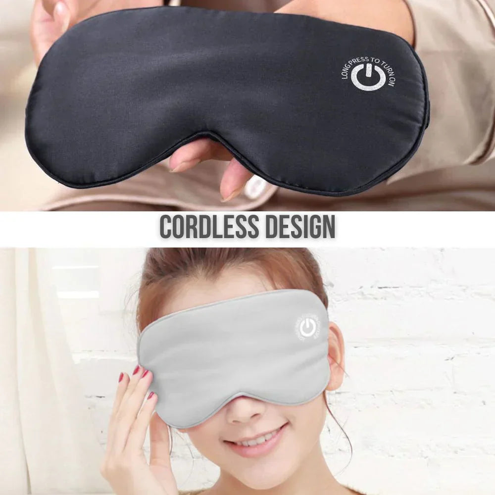 Verwarmend Oogmasker Draadloos Verstelbaar Slaaphulp Oogspa 3 Warmtestanden USB Oplaadbaar Ontspanning | Sulvida