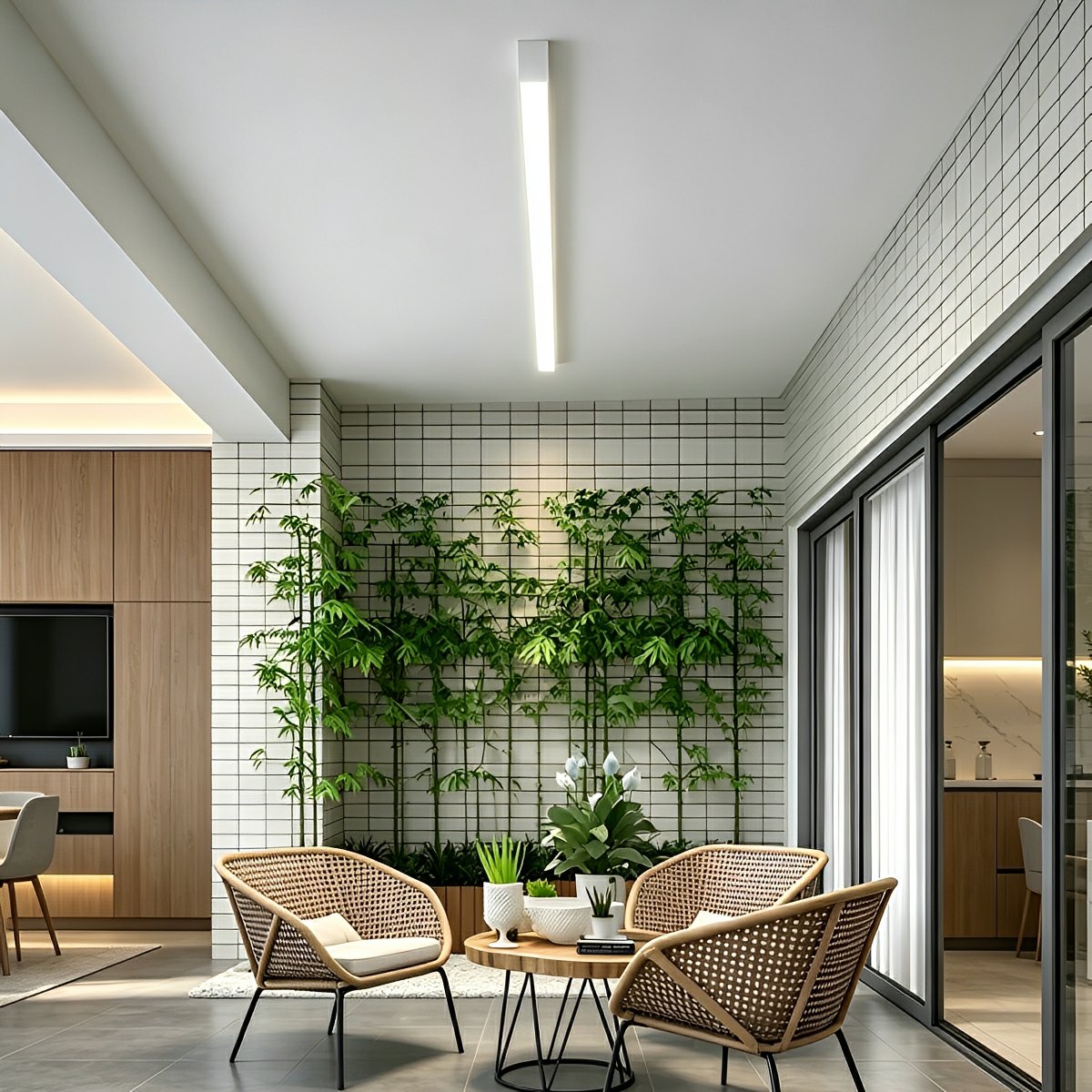 LED Plafondlamp Dimbaar met Afstandsbediening Aluminium Zwart Wit Moderne Stripverlichting Woonkamer Slaapkamer | Sulvida